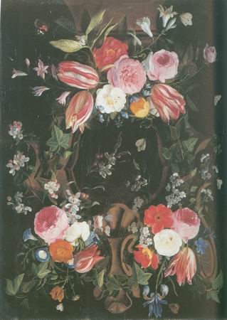 flowers painting, a Jan Van Kessel I paintings reproduction, we never sell flowers poster