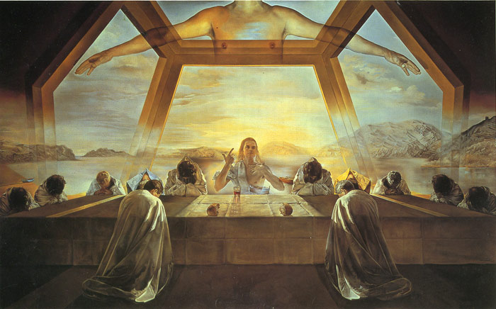 Oil Painting Reproduction of Dali- The Sacrament of the Last Supper
