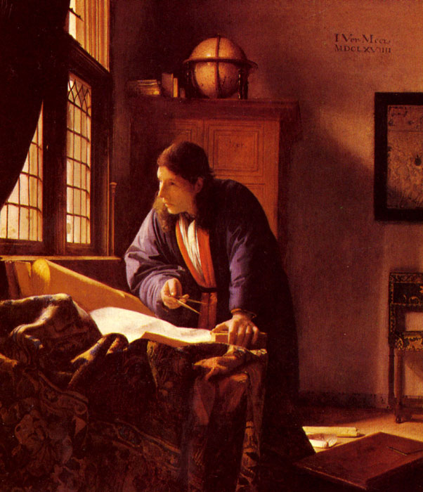 Vermeer Oil Painting Reproductions- The Geographer