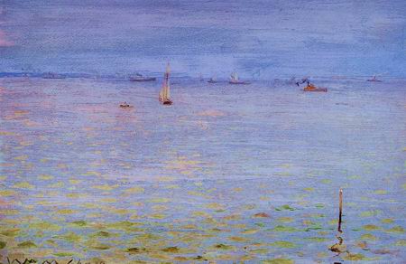 Seascape painting, a William Merritt Chase paintings reproduction, we never sell Seascape poster