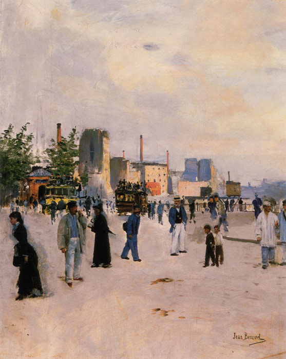 Beraud Oil Painting Reproductions- A Morning Stroll
