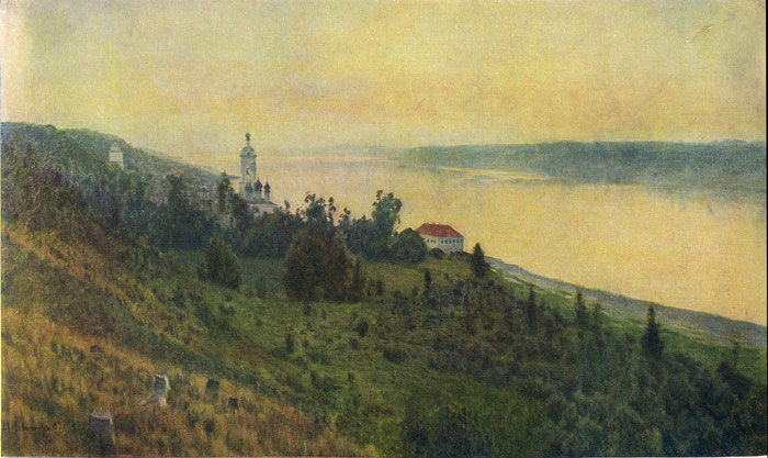 Oil Painting Reproduction of Levitan- In the Evening