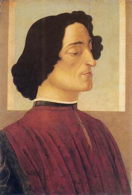 Portrait of Giuliano de Medici painting, a Sandro Botticelli paintings reproduction, we never sell