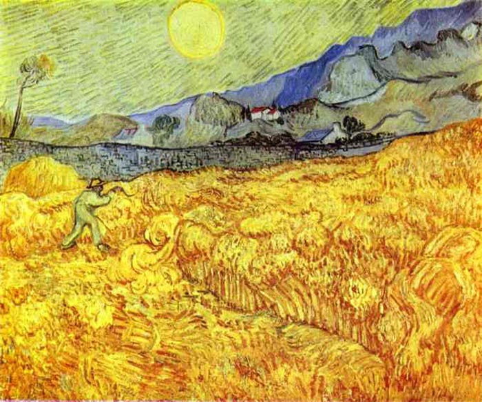 Vincent van Gogh Oil Painting Reproductions - Reaper