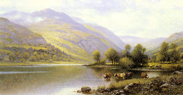 Oil Painting Reproduction of Glendening- Near Capel Curig, North Wales