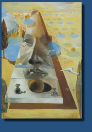 Apparition du visage painting, a Salvador Dali paintings reproduction, we never sell Apparition du