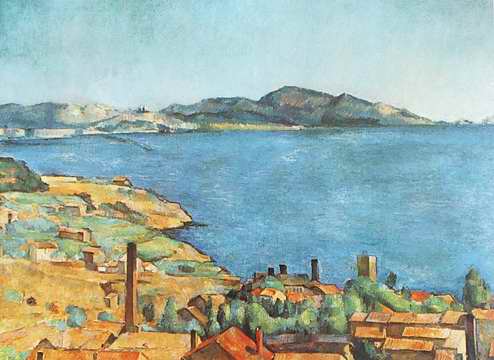 LEstaque painting, a Paul Cezanne paintings reproduction, we never sell LEstaque poster