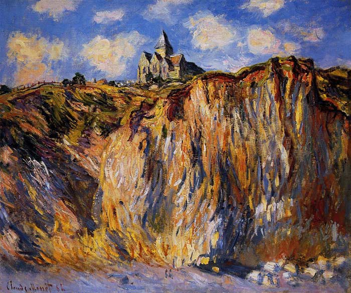 Monet Oil Painting Reproductions - The Church at Varengeville