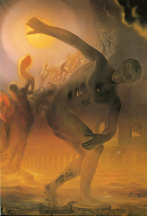 Oil Painting Reproduction of Dali- The Cosmic Athlete