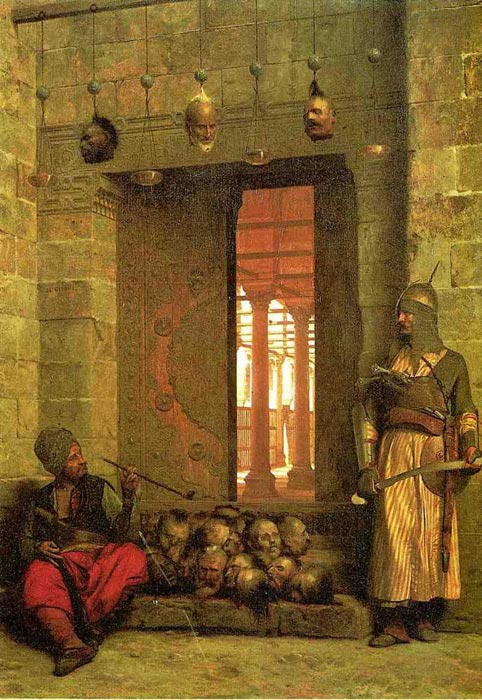 Oil Painting Reproduction of Gerome- The Door of the El-Hassanein Mosque in Cairo