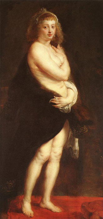 Peter Paul Rubens Oil Painting Reproductions- Venus in Fur-Coat
