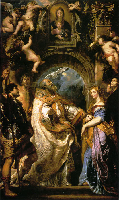 Rubens Oil Painting Reproductions- Saint Gregorie