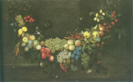 Still Life oil painting with fruit group