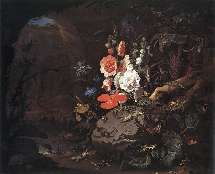 Oil Painting Reproduction of Mignon- The Nature as a Symbol of Vanitas