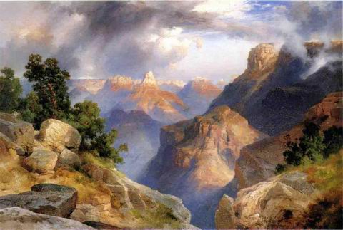 Grand Canyon painting, a Thomas Moran paintings reproduction, we never sell Grand Canyon poster