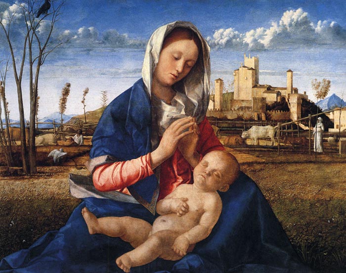 Bellini Oil Painting Reproductions - Virgin and Child