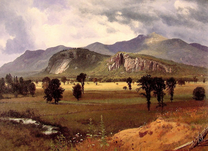 Bierstadt Oil Painting Reproductions- Moat Mountain Intervale, New Hampshire