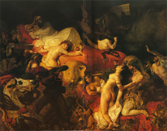 Delacroix Oil Painting Reproductions - The Death of Sardanapalus