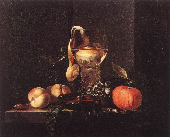 Kalf Oil Painting Reproductions - Still-Life with Silver Bowl