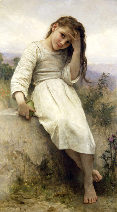 Oil Painting Reproduction of Bouguereau- Petite Maraudeuse [Little Thieves]