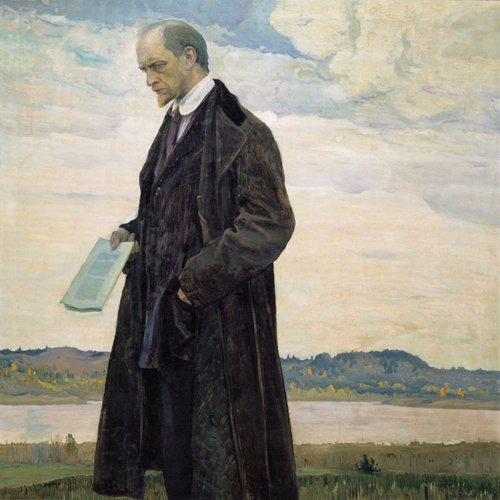 Oil Painting Reproduction of Nesterov - Thinker, Portrait of Ivan Ilin