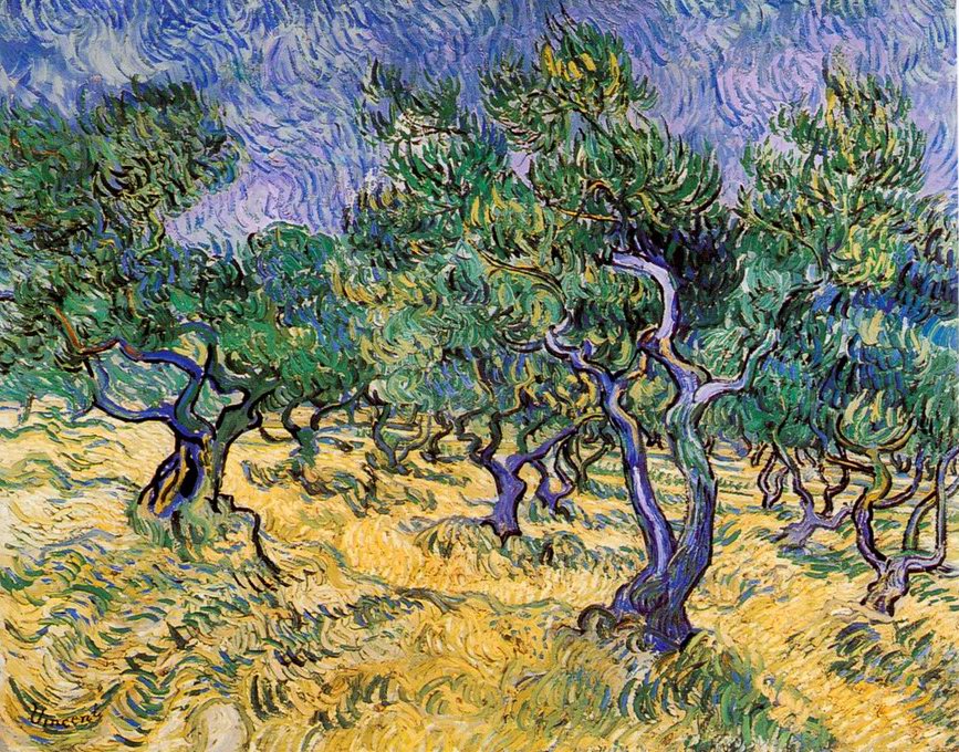 Olive Grove painting, a Vincent Van Gogh paintings reproduction, we never sell Olive Grove poster