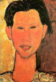 Portrait of Chaim Soutine. painting, a Amedeo Modigliani paintings reproduction, we never sell