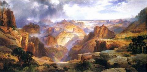 Grand Canyon painting, a Thomas Moran paintings reproduction, we never sell Grand Canyon poster