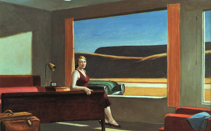 Hopper Oil Painting Reproductions- Western Motel