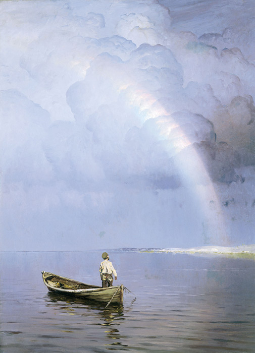 Oil Painting Reproduction of Dubovskoy - Rainbow