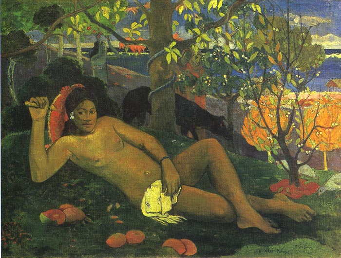Oil Painting Reproduction of Gauguin- Te Arii Vahine