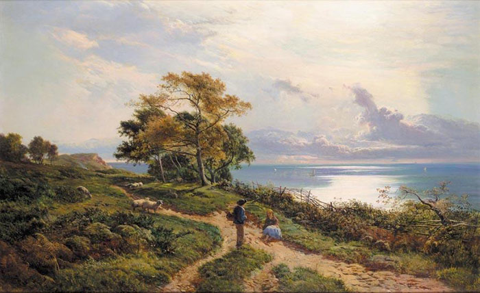 Oil Painting Reproduction of Percy- Overlooking the Bay