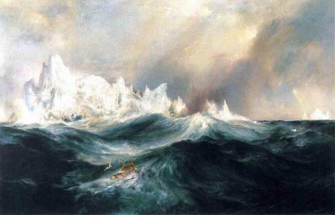 Spectres from the North painting, a Thomas Moran paintings reproduction, we never sell Spectres from