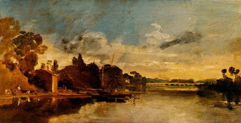 The Thames Near Walton Bridges painting, a Joseph Mallord William Turner paintings reproduction