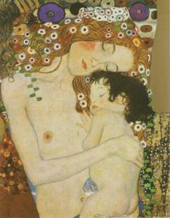 Three ages of Woman,Die drei Lebensalter painting, a Gustav Klimt, Austria paintings reproduction,