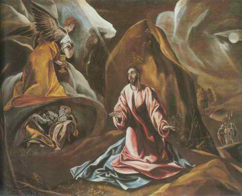 The Agony in the Garden painting, a El Greco paintings reproduction, we never sell The Agony in the