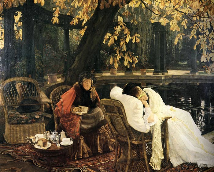 Tissot Oil Painting Reproductions- A Convalescent