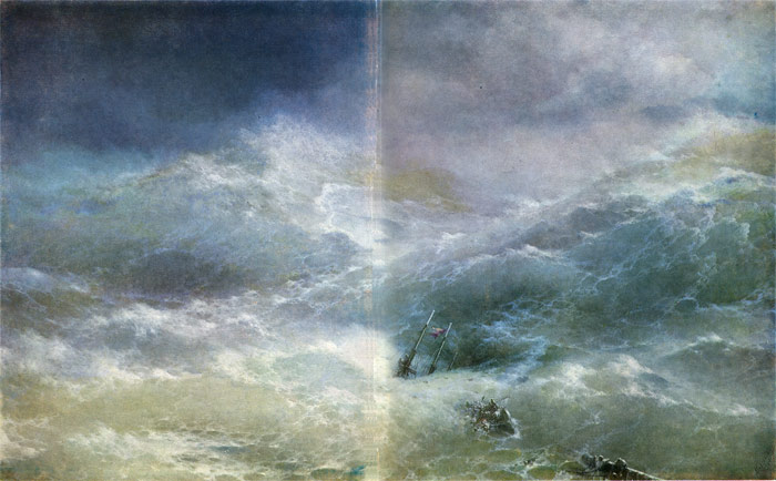 Oil Painting Reproduction of Aivazovsky - The Wave