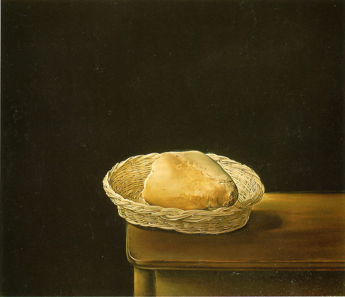 Oil Painting Reproduction of Dali- Bread-Rather Death Than Shame