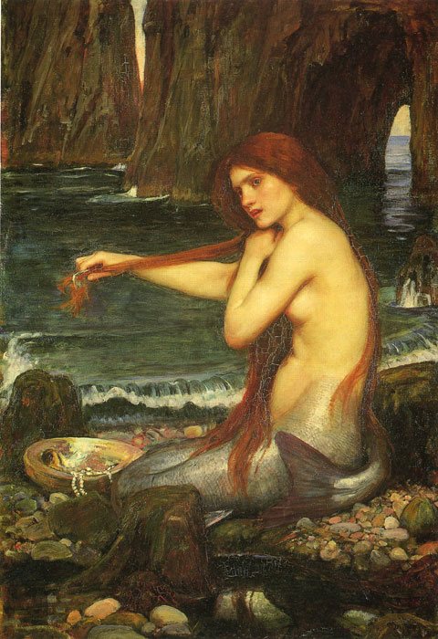 Oil Painting Reproduction of Waterhouse- A Mermaid