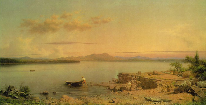 Heade Oil Painting Reproductions - Lake George