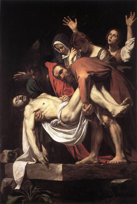 Caravaggio Oil Painting Reproductions- The Entombment