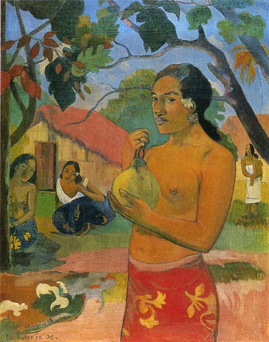 Oil Painting Reproduction of Gauguin- Where Are You Going (Eu haere ia oe)