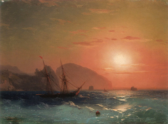 Claude Lorrain Oil Painting Reproductions- A Seaport at Sunrise