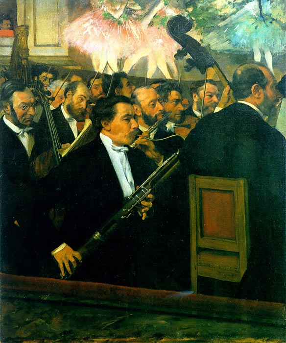 Oil Painting Reproduction of Degas- The Orchestra of the Op?ra