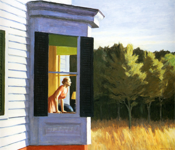 Oil Painting Reproduction of Hopper- Cape Cod Morning