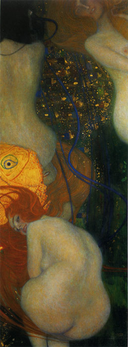 Oil Painting Reproduction of Klimt- Goldfish