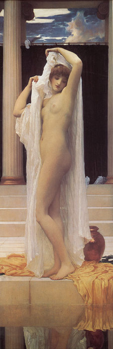 Oil Painting Reproduction of Leighton- The Bath of Psyche