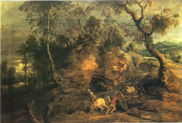 Rubens Oil Painting Reproductions- Les Charroyeurs de Pierres
