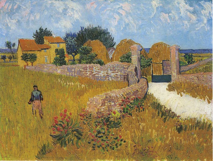 Oil Painting Reproduction of van Gogh- Cottage